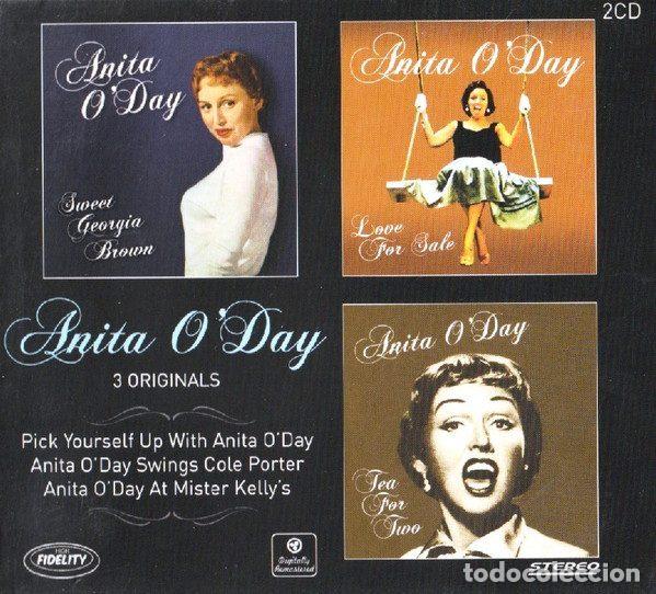 Music CDs: Anita O'Day &ndash; 3 Originals: Pick Yourself Up With Anita O'Day / Anita O'Day Swings Cole Porter /...