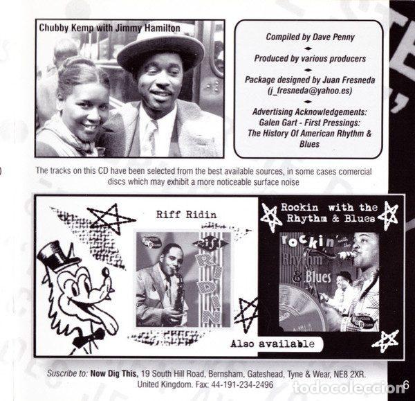 CDs de m&uacute;sica: Various &ndash; Come On Daddy (CD, El Toro Records EL TORO R&B 101) - Foto 8