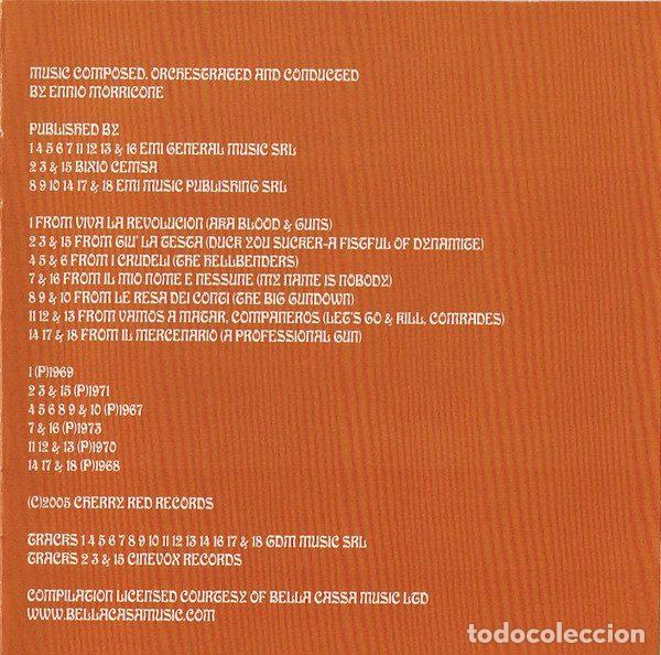 CDs de m&uacute;sica: Ennio Morricone &ndash; Morricone Kill (CD, &Eacute;l ACMEM 38CD) - Foto 7