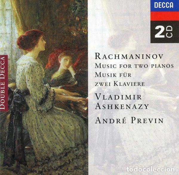 CDs de Musique: Rachmaninov - Vladimir Ashkenazy / Andr&eacute; Previn &ndash; Music For Two Pianos (CD, Decca 444 845-2)