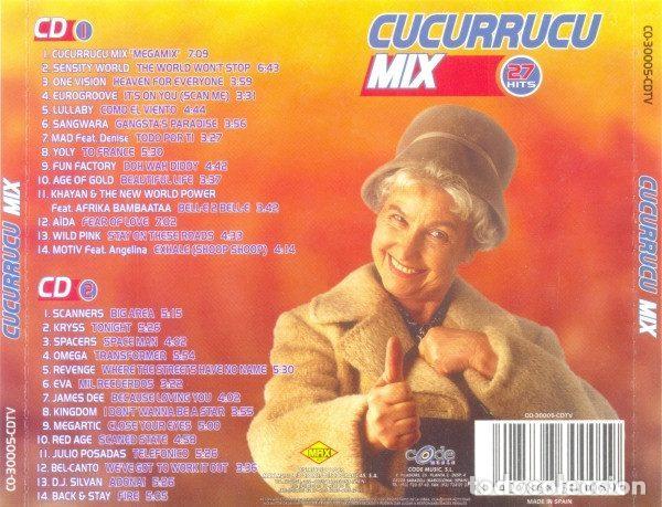 CDs de m&uacute;sica: Various &ndash; Cucurrucu Mix (CD, Code Music CO-30005-CDTV) - Foto 4