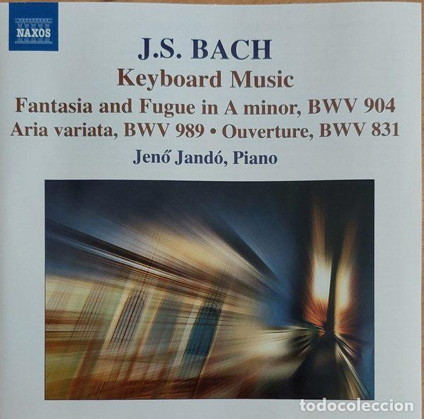 Music CDs: J. S. Bach, Jen&ouml; Jand&oacute; &ndash; Keyboard Music (CD, Naxos 8.570291)