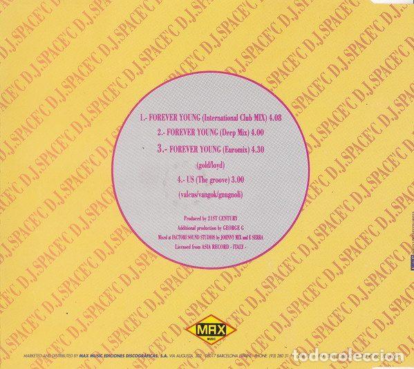 CDs de m&uacute;sica: D.J.SpaceC &ndash; Forever Young (CD, Max Music M642DP) - Foto 2