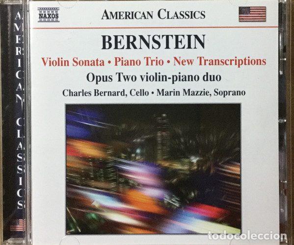 CD de M&uacute;sica: Bernstein, Opus Two &ndash; Violin Sonata / Piano Trio / New Transcriptions (CD, Naxos 8.559643)