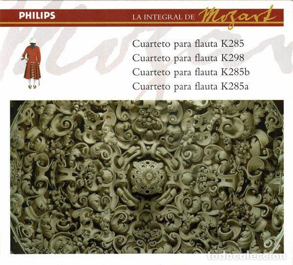 CDs de m&uacute;sica: Mozart &ndash; Cuarteto Para Flauta K285 / Cuarteto Para Flauta K298 / Cuarteto Para Flauta K285b /...
