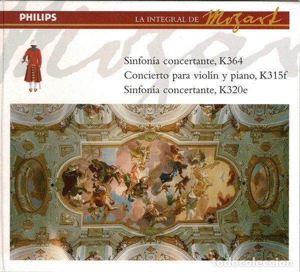 CDs de m&uacute;sica: Mozart &ndash; Sinfon&iacute;a Concertante, K364 / Concierto Para Viol&iacute;n Y Piano, K315f / Sinfon&iacute;a...