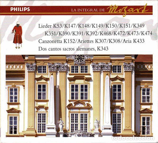 CD de M&uacute;sica: Mozart &ndash; Lieder K53 / K147 / K148 / K149 / K150 / K151 / K349 / K351 / K390 / K391 / K392 / K468...