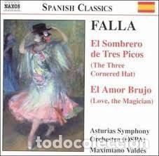 CDs de Musique: Manuel De Falla &ndash; El Sombrero De Tres Picos - El Amor Brujo (CD, Naxos 8.557800)