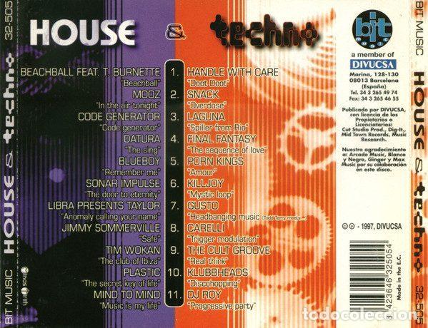 CDs de m&uacute;sica: Various &ndash; House & Techno (CD, Bit Music 32-505) - Foto 2