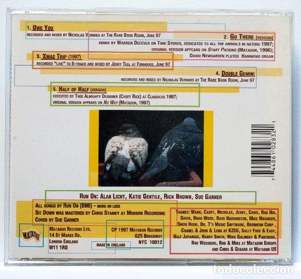 CDs de m&uacute;sica: Run On &ndash; Sit Down (CD, Matador OLE 283-2) - Foto 3