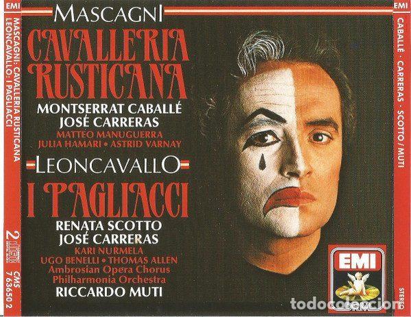 Musik-CDs: Mascagni, Caball&eacute;, Carreras, Manuguerra, Leoncavallo, Scotto, Nurmela, Ambrosian Opera Chorus,...