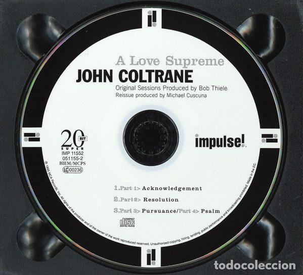 CDs de m&uacute;sica: John Coltrane &ndash; A Love Supreme (CD, Impulse! 051 155-2) - Foto 3