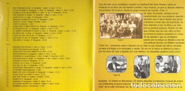 CDs de m&uacute;sica: Tony Ronald &ndash; Help (CD, Fonomusic DD-7110) - Foto 4