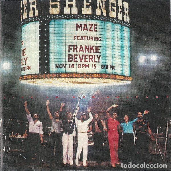 Music CDs: Maze Featuring Frankie Beverly &ndash; Live In New Orleans (CD, Capitol Records CDP 7 46659 2)