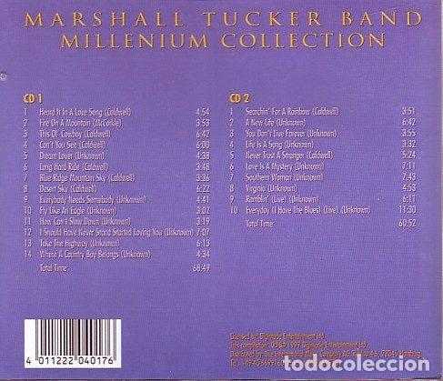CDs de m&uacute;sica: Marshall Tucker Band &ndash; Millenium Collection (CD, Millenium 20.4017-MI) - Foto 2