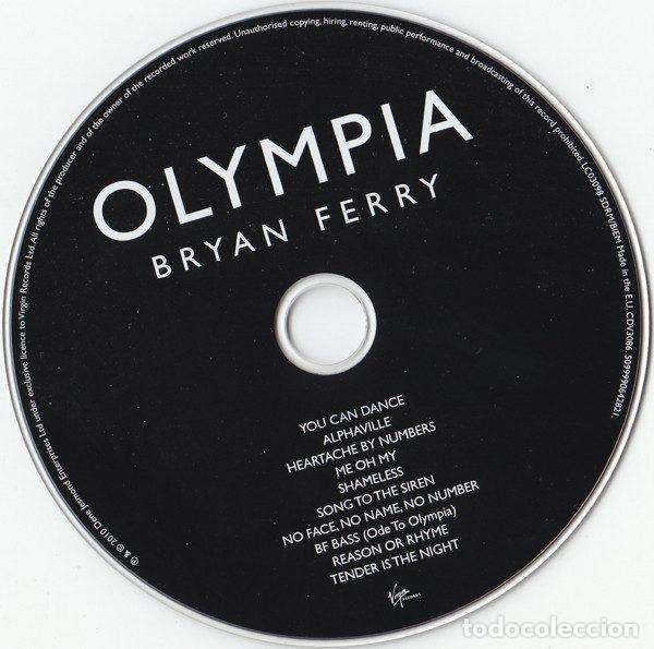 CDs de m&uacute;sica: Bryan Ferry &ndash; Olympia (CD, Virgin CDV 3086) - Foto 3