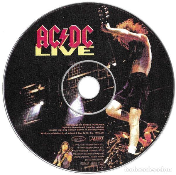 CDs de m&uacute;sica: AC/DC &ndash; Live (CD, Epic EPC 510772 2) - Foto 3