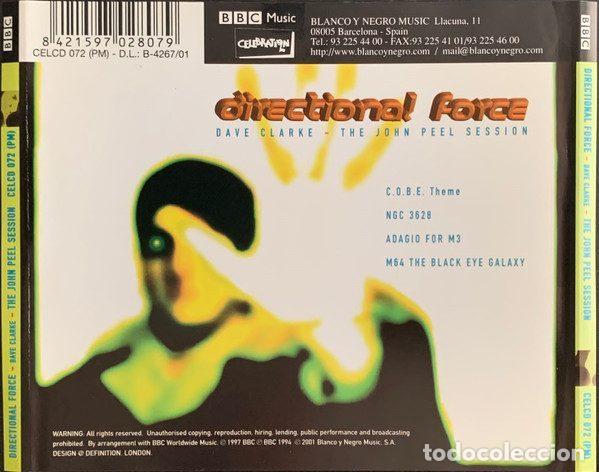 CDs de m&uacute;sica: Dave Clarke - Directional Force &ndash; The John Peel Session (CD, Celebration CELCD 072 (PM)) - Foto 2
