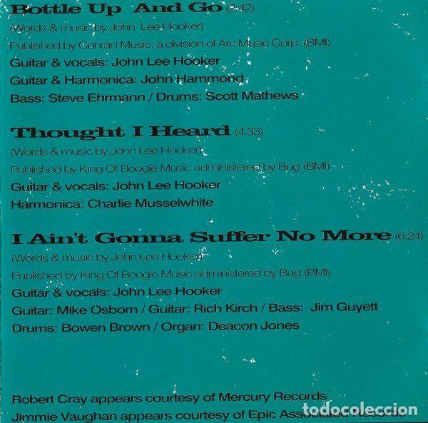 CDs de m&uacute;sica: John Lee Hooker &ndash; Boom Boom (CD, Pointblank VPBCD 12) - Foto 8