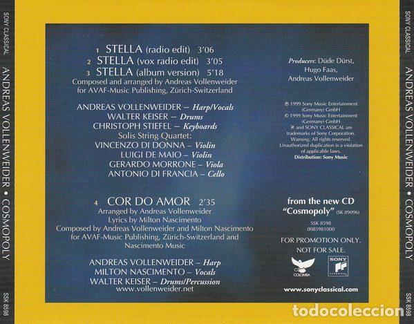 CDs de m&uacute;sica: Andreas Vollenweider &ndash; Stella (CD, Sony Classical SSK 8598) - Foto 2