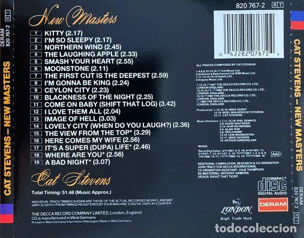 CDs de m&uacute;sica: Cat Stevens &ndash; New Masters (CD, Deram 820 767-2) - Foto 2
