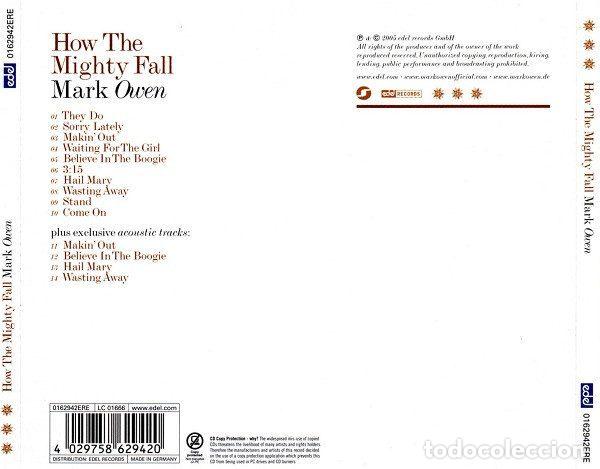 CDs de m&uacute;sica: Mark Owen &ndash; How The Mighty Fall (CD, Edel 0162942ERE) - Foto 2