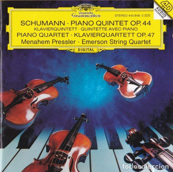 Musik-CDs: Schumann - Menahem Pressler ∙ Emerson String Quartet &ndash; Piano Quintet Op. 44 / Piano Quartet Op....