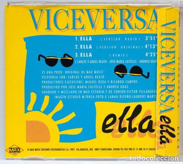 CDs de m&uacute;sica: Viceversa &ndash; Ella (CD, Max Music M740DP) - Foto 2