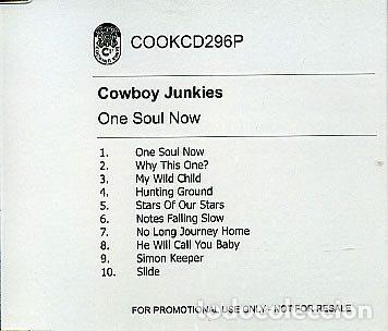 CD de M&uacute;sica: Cowboy Junkies &ndash; One Soul Now (CD, Cooking Vinyl COOKCD296P)