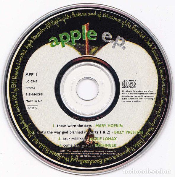 CDs de m&uacute;sica: Various &ndash; Apple E.P. (CD, Apple Records CD APP 1) - Foto 4