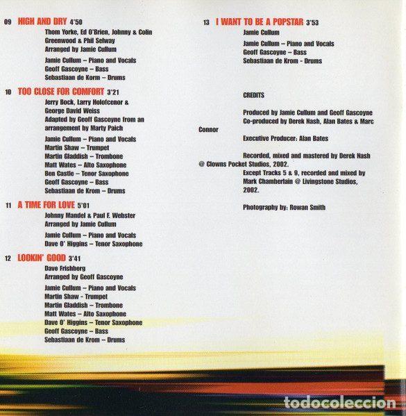 CDs de m&uacute;sica: Jamie Cullum &ndash; Pointless Nostalgic (CD, Candid CCD 79782) - Foto 9