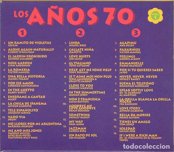 CDs de m&uacute;sica: Various &ndash; Los A&ntilde;os 70 Vol. 1 (CD, Divucsa 31-460) - Foto 2