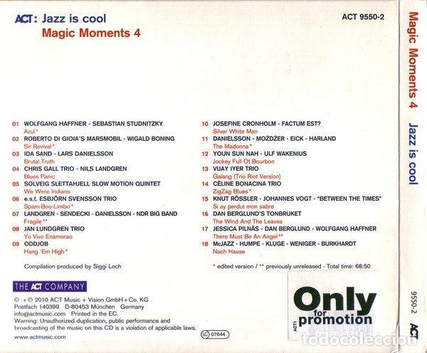 CDs de m&uacute;sica: Various &ndash; Magic Moments 4 - Jazz Is Cool (CD, ACT ACT 9550-2) - Foto 8