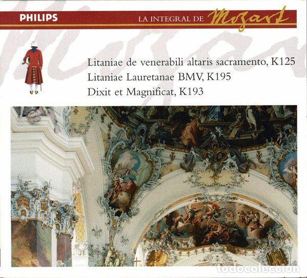 CDs de m&uacute;sica: Mozart &ndash; Litaniae De Venerabili Altaris Sacramento, K125 / Litaniae Lauretanae BMV, K195 / Dixit...
