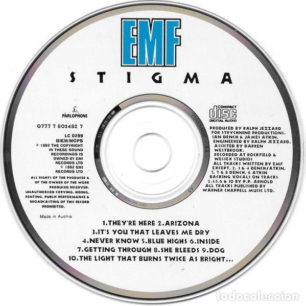 CDs de m&uacute;sica: EMF &ndash; Stigma (CD, Parlophone 0777 7 803482 7) - Foto 3