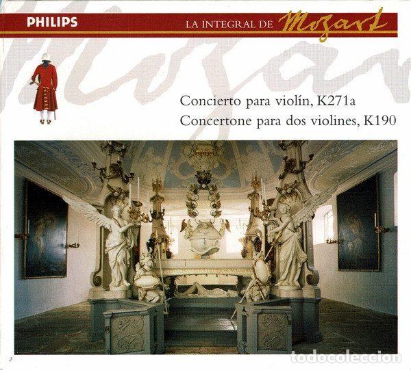 CDs de m&uacute;sica: Mozart &ndash; Concierto Para Viol&iacute;n, K271a / Concertone Para Dos Violines, K190 (CD, Philips 464 817-2)