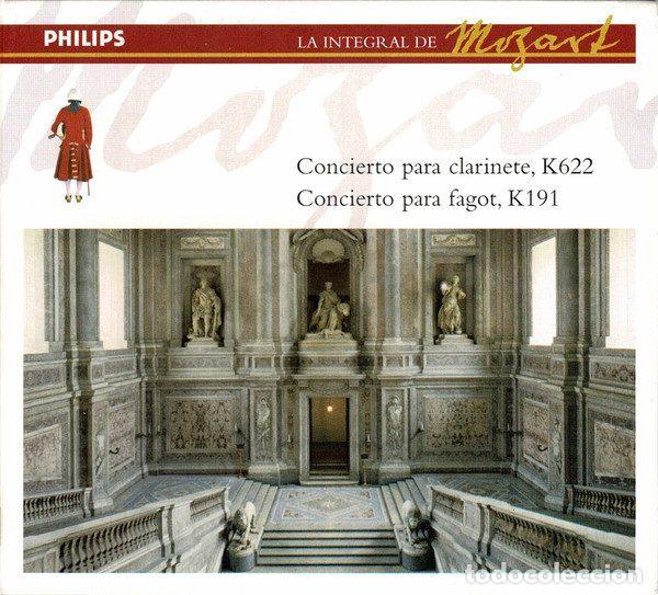 CDs de m&uacute;sica: Mozart &ndash; Concierto Para Clarinete, K622 / Concierto Para Fagot, K191 (CD, Philips 464 821-2)