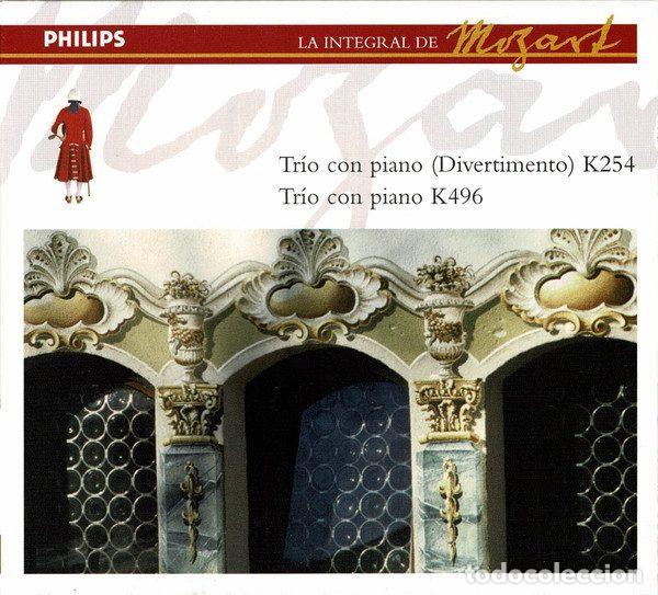 Musik-CDs: Mozart &ndash; Tr&iacute;o Con Piano (Divertimento) K254 / Tr&iacute;o Con Piano K496 (CD, Philips 464 831-2)