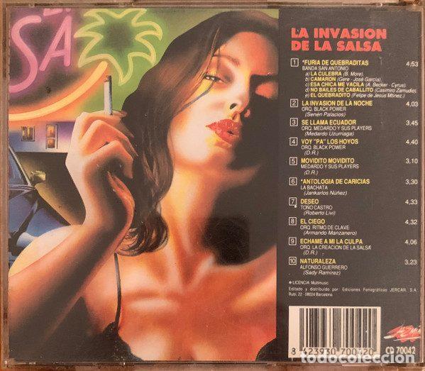 CDs de m&uacute;sica: Various &ndash; La Invasi&oacute;n De La Salsa (CD, Jazm&iacute;n CD 70042) - Foto 2