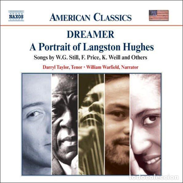 CD di Musica: Langston Hughes &ndash; Dreamer: A Portrait of Langston Hughes (CD, Naxos 8.559136)
