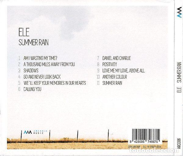 CDs de m&uacute;sica: ELE &ndash; Summer Rain (CD, Arcadia Music ARC006) - Foto 2