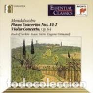 CDs de m&uacute;sica: Mendelssohn - Rudolf Serkin, Isaac Stern, Eugene Ormandy &ndash; Piano Concertos No 1&2 / Violin...