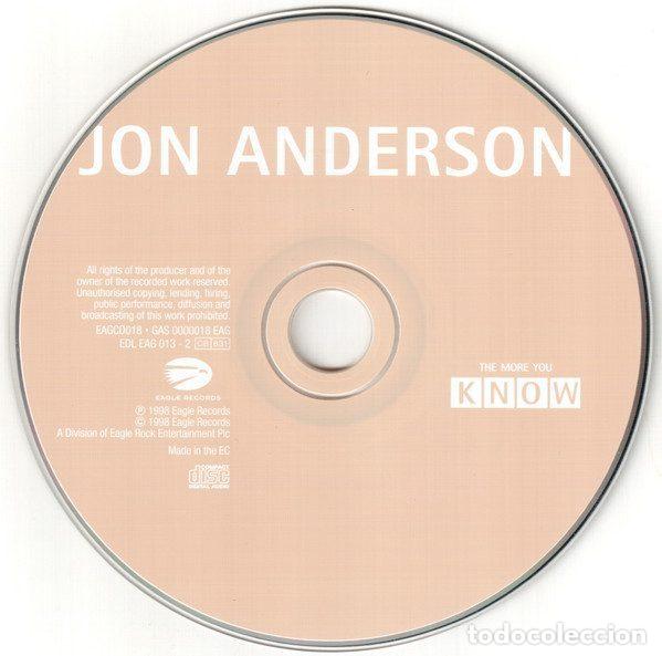 CDs de m&uacute;sica: Jon Anderson &ndash; The More You Know (CD, Eagle Records EAGCD018) - Foto 3