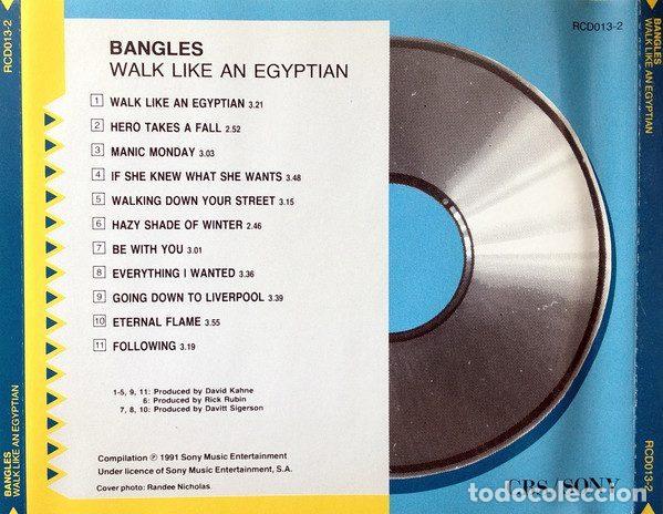 CDs de m&uacute;sica: Bangles &ndash; Walk Like An Egyptian (CD, CBS/Sony RCD013-2) - Foto 2
