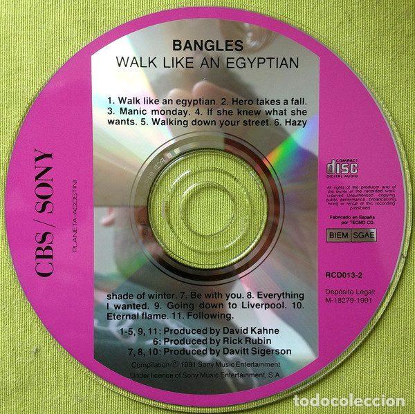 CDs de m&uacute;sica: Bangles &ndash; Walk Like An Egyptian (CD, CBS/Sony RCD013-2) - Foto 3