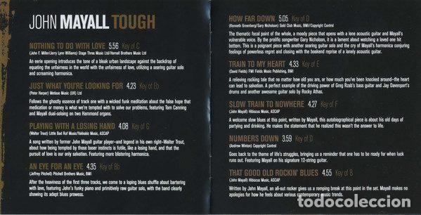 CDs de m&uacute;sica: John Mayall &ndash; Tough (CD, Eagle Records EAGCD405) - Foto 5
