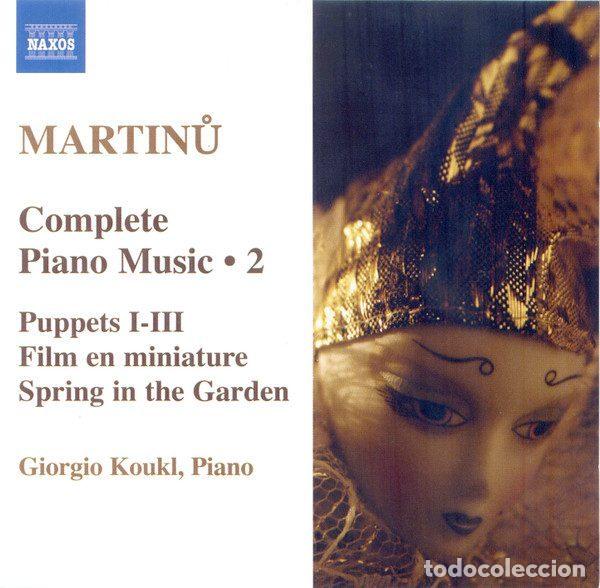 Music CDs: Martinů, Giorgio Koukl &ndash; Complete Piano Music &bull; 2 (CD, Naxos 8.557918)