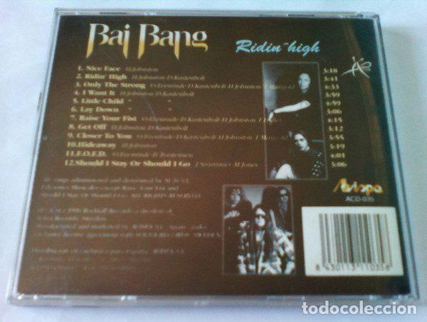 CDs de m&uacute;sica: Bai Bang &ndash; Ridin High (CD, Avispa ACD 035) - Foto 3