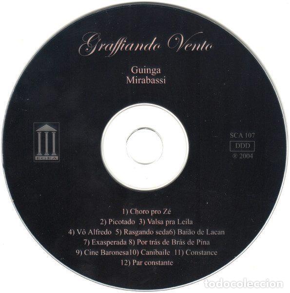 CDs de m&uacute;sica: Gabriele Mirabassi, Guinga &ndash; Graffiando Vento (CD, EGEA SCA 107) - Foto 3