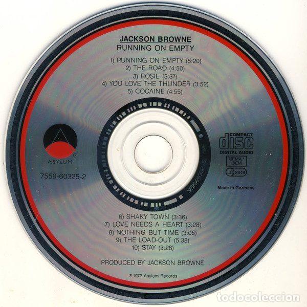 CDs de m&uacute;sica: Jackson Browne &ndash; Running On Empty (CD, Asylum Records 7559-60325-2) - Foto 2